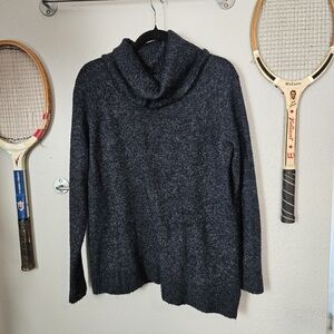 Abercrombie & Fitch Navy Blue turtleneck sweater Womens Medium